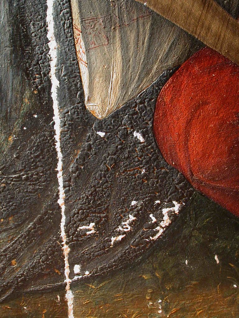 Particolare degli stucchi in luce radente